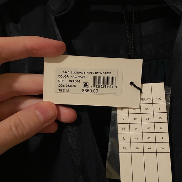 Milly Jordan Striped Satin Dress - Picture 8 of 8